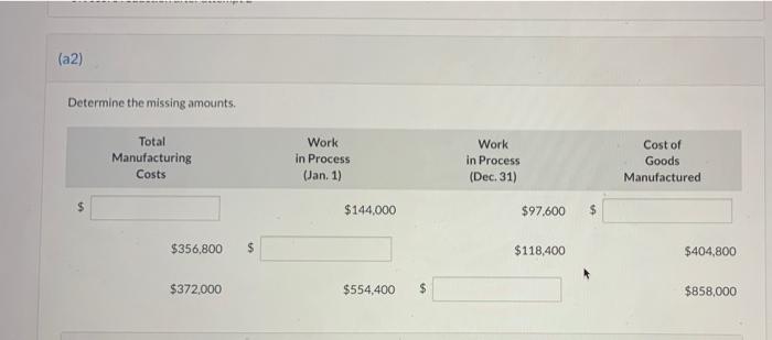U.571 Manufacturing Overhead Total Manufacturing Costs $72,800 $60,000 180800 $90,000 $168,000 $356,800