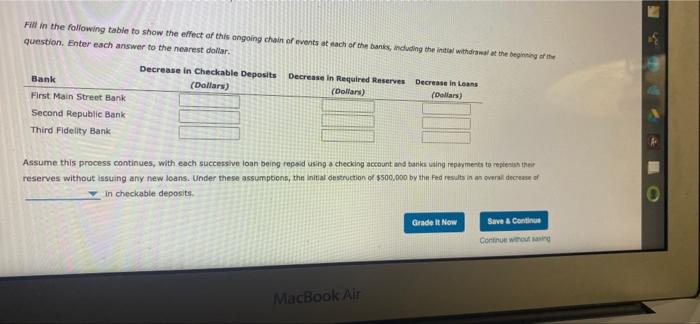 Chapter 14 Suppose First Main Street Bank, Second Republic Bank, and Third