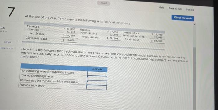 (LO 4-2, 4-4, 4-5) Check my work On January 1, Beckman, Inc.,