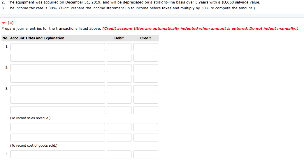 at December 31, 2019, is presented below. Novak Corp. Balance Sheet Cash