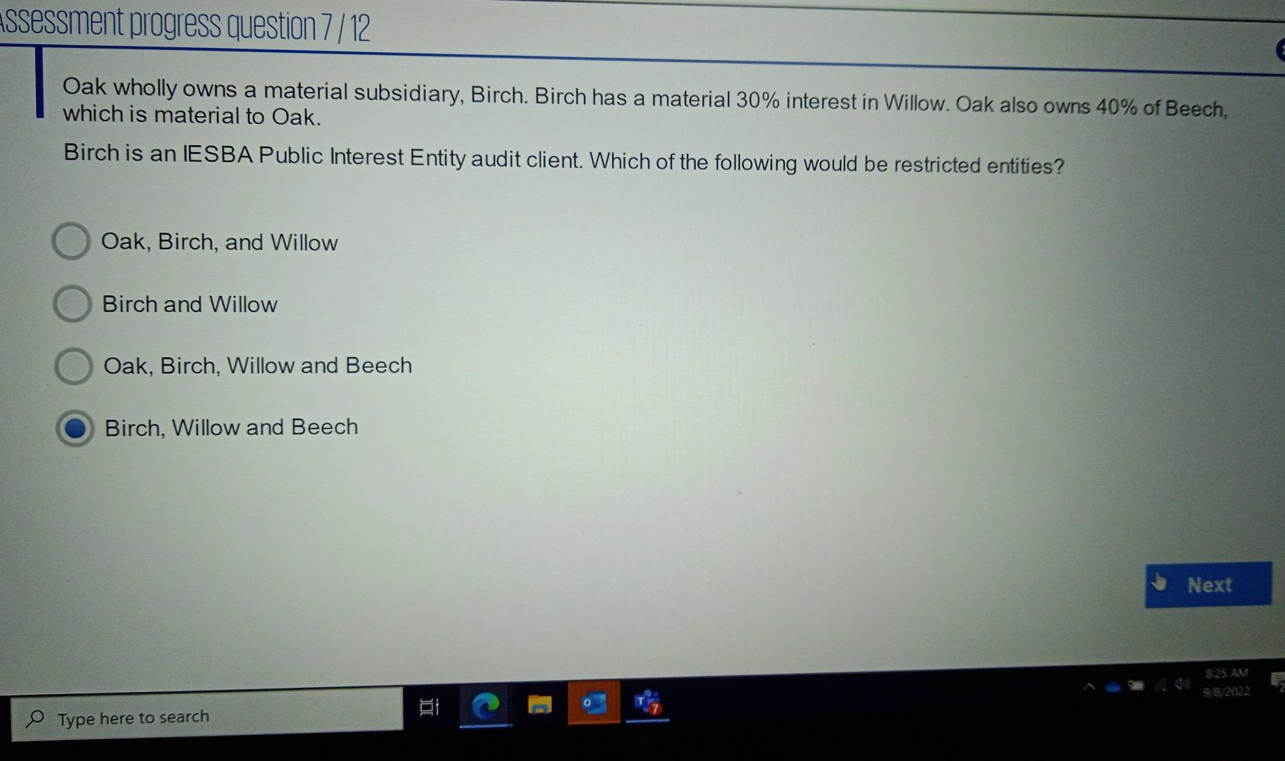 at the client, and she is interested in doing so. What steps