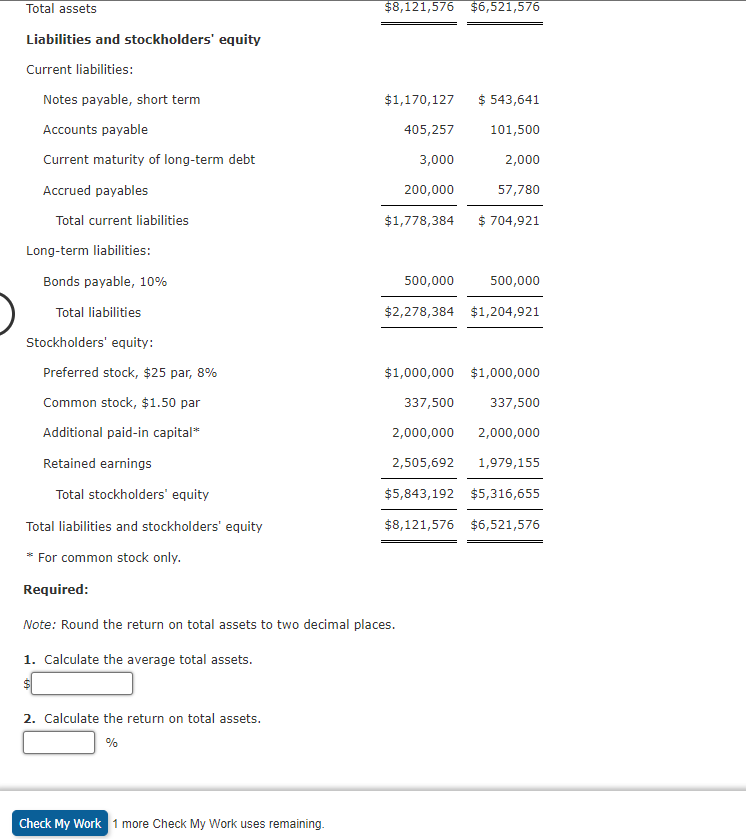 as follows. Also, assume a tax rate of 47%. Somerville Company Income