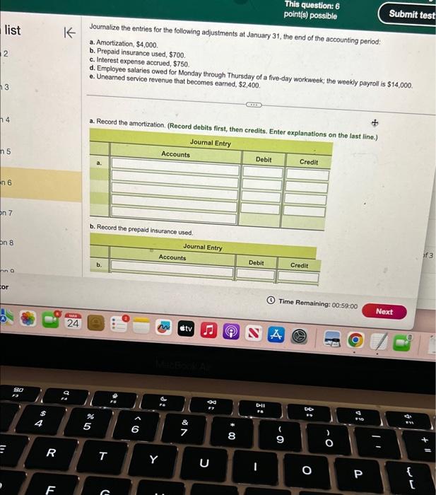 list 2 3 4 5 n 6 On 7 K This question: