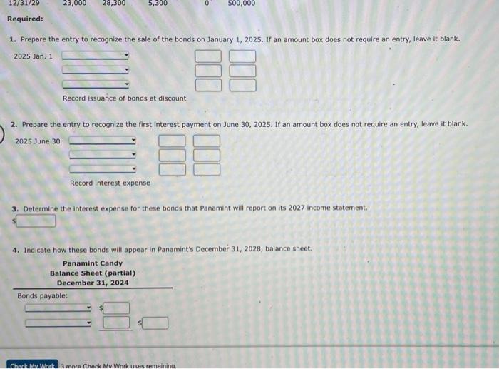 following amortization table for $500,000 of 5-year, 9.2% bonds issued and said