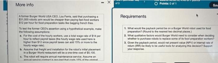 3 HW Score: 63.52%, 4.45 of 7 points O Points: 0 of