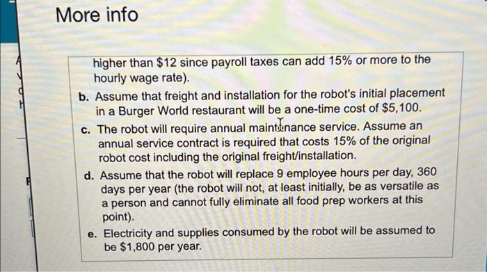 1 A variety of robots have been featured at the National Restaurant