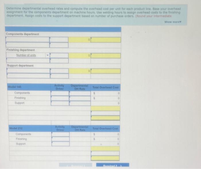 follow Driver Process Components Activity Overhead Cost Quantity Changeover $ 458,000 Number