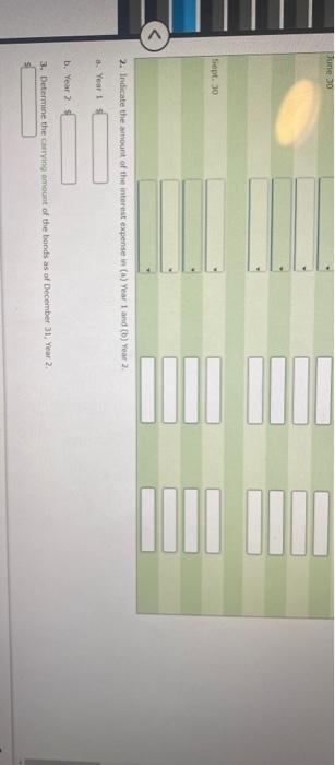 of $1,075,690. Interest is payable semiannually on December 31 and June 30.