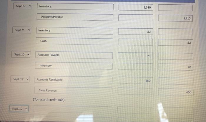 Depot had an inventory that included a variety of calculators. The company