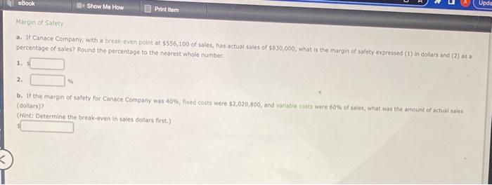 $35,100 Food and packaging $12,226 Payroll 8,900 Occupancy (rent, depreciation, etc.) 7,824
