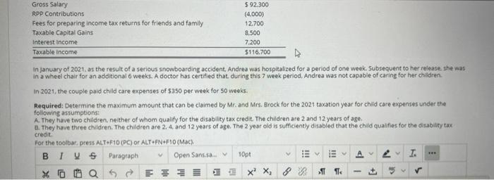 as a sole proprietor which, in most years, has been very profitable,