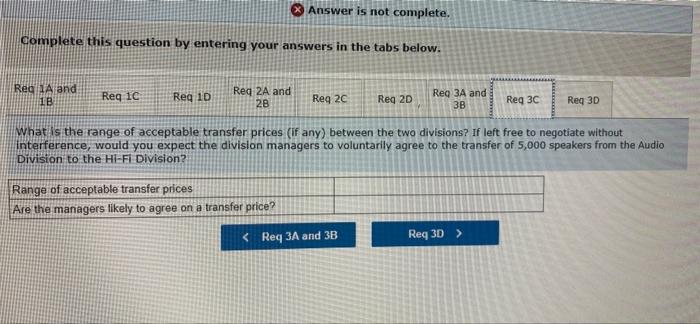 products. The Hi-Fi Division will need 5.000 speakers per year. It has