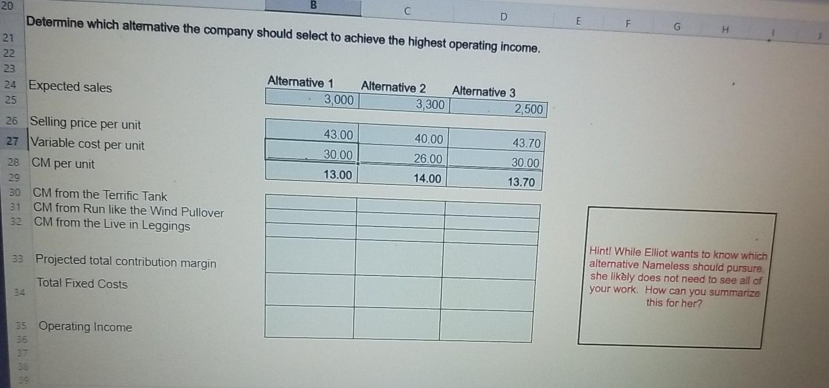an Appendix must be done in the blue boxes. Please read the