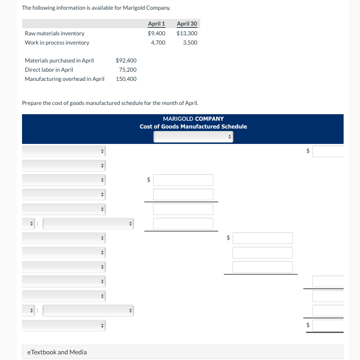 three different situations. Direct Materials Used Direct Labor Used Factory Overhead Total