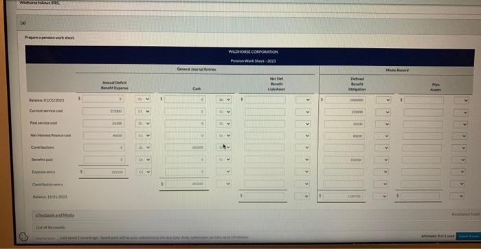 provides the following information about its defined benefit pension plan for the
