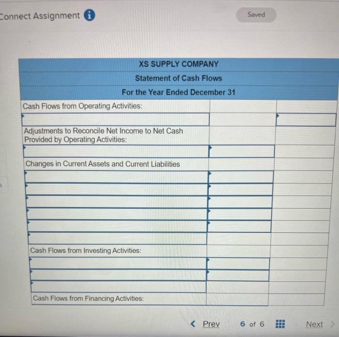 The statements are complete except for the statement of cash flows. The