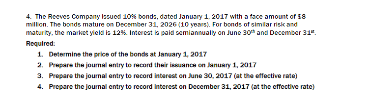 accountant for Reeves Incorporated., you are provided with last year's balance sheet