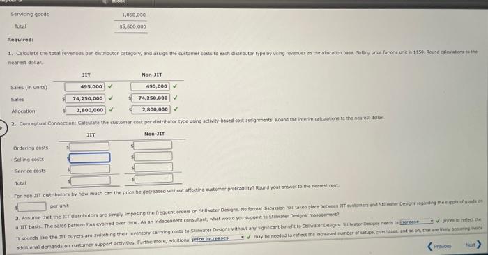 IT distributors and non-IT distributors. The IT distributor places small, frequent orders,