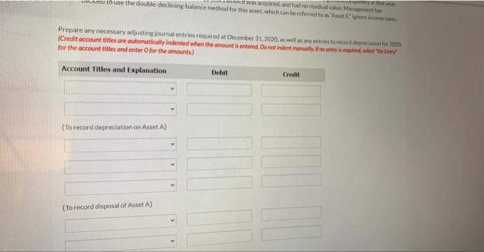 C D Original cost Year purchased $47.100 $40,300 $71,250 $73,000 2014 2015