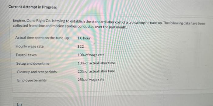 Current Attempt in Progress Engines Done Right Co. is trying to establish