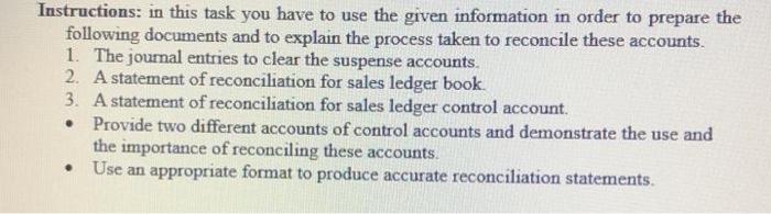 sales ledger control account and match it with sales ledger book balance.