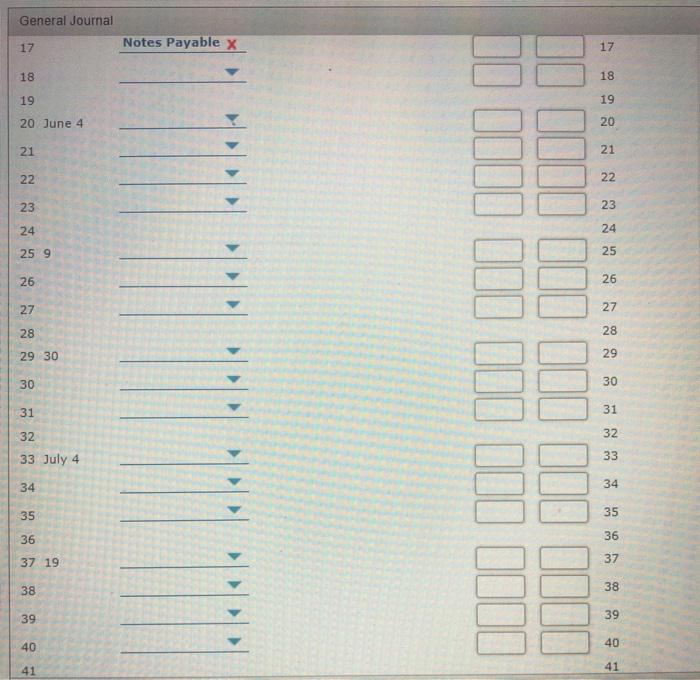 does not require an entry, leave it blank. Assume 360 days in