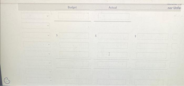 units of product IOA during the current month. Budgeted variable manufacturing costs
