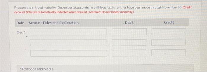 from Acme Bank on a 6-month, $69.000, 8% note. The note matures