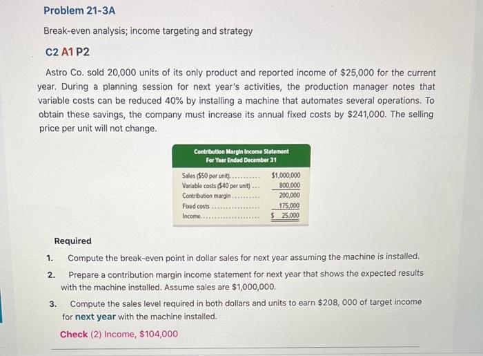 manufactured by Tight Drums Company for the year ended December 31. The