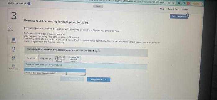 Ch 09 Homework 3 1306 Submit JAJAN252F%252Fbb.cod.edu/%252Fwebapps%252Fports. Halp Save & Exit 142.