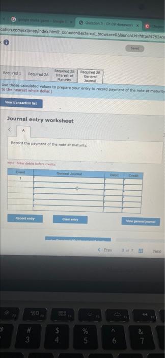 1. On what date does this note mature? 2-a. Prepare the entry