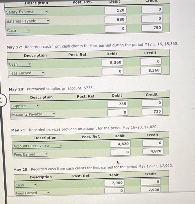an end-of-period spreadsheet (work sheet) and complete the spreadsheet using the fullwing
