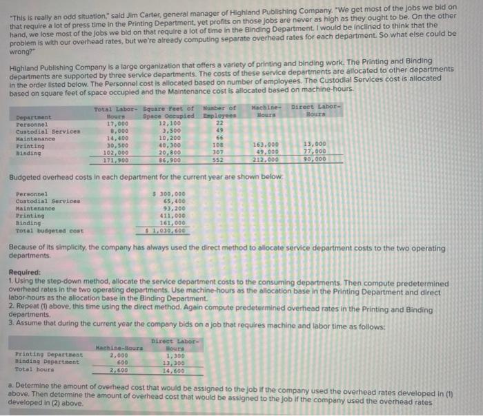 "This is really an odd situation," said Jim Carter, general manager of