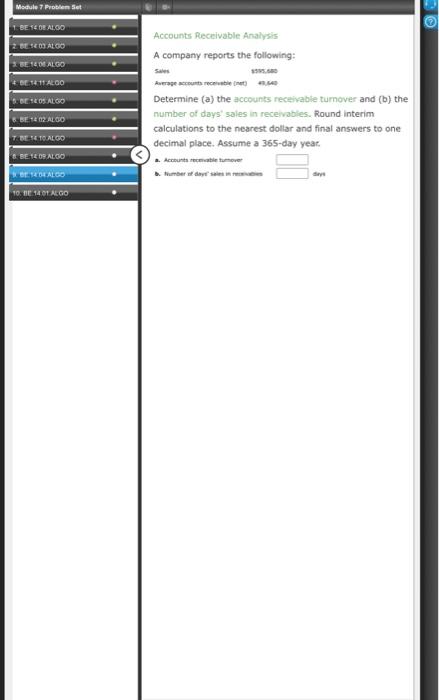 Module 7 Problem Set 1 BE 14 DE ALGO 2 B1403 ALGO