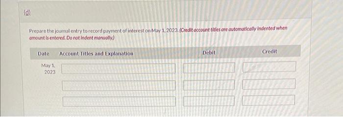 Financial statements are prepared annually on December 31. (a) Prepare the journal