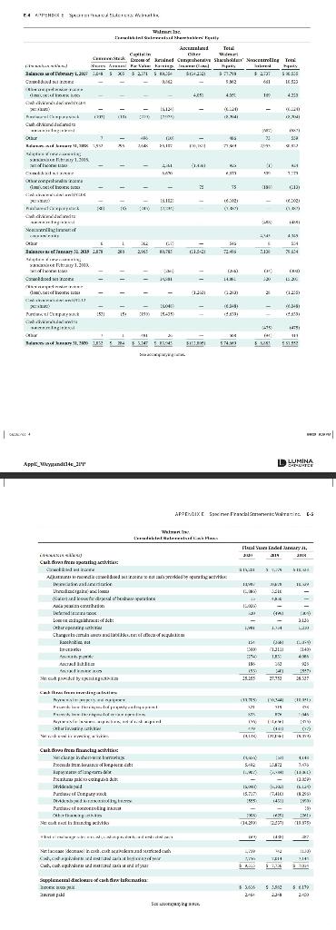 at each company's respective website. (a) Based on the information in these