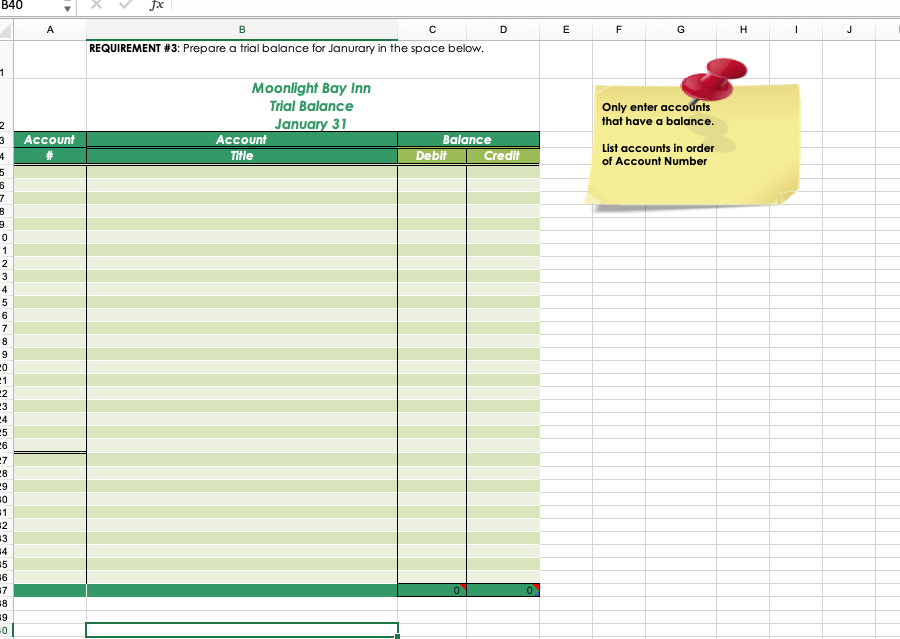 Ledger 9 6 Prepare an Adjusted Trial Balance 0 7 Prepare the