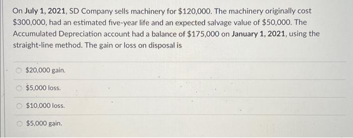 its delivery trucks and closes its books every December 31. On January