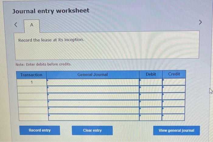 beginning-of-year payments of $104,000 including maintenance. Based on allocating the lease payment