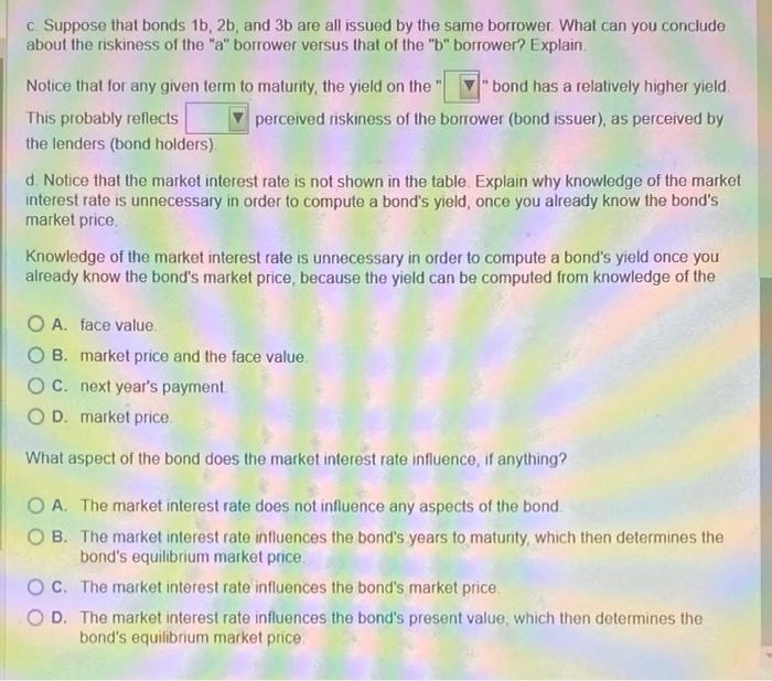 current market price (P), the lace value of the bond (V), and