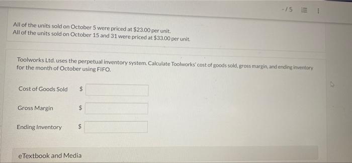 1 Beginning inventory 2.530 $12.30 $31.119 5 Sale 340 11 Purchase 1,200