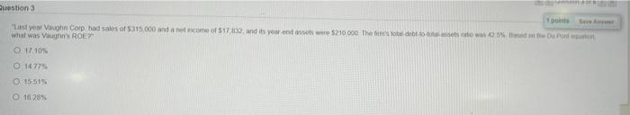 and it uses only common equity capital (zero debt). Its sales for