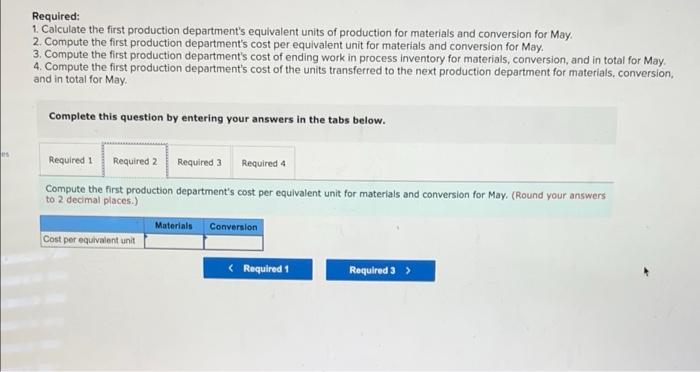 its process costing system. It produces prefabricated flooring in a series of