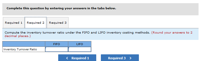 following: Inventory, December 31, using FIFO 36 Units @ $15 = $540