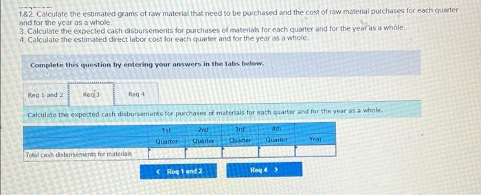 be produced by quarter for the upcoming fiscal year: Units to be