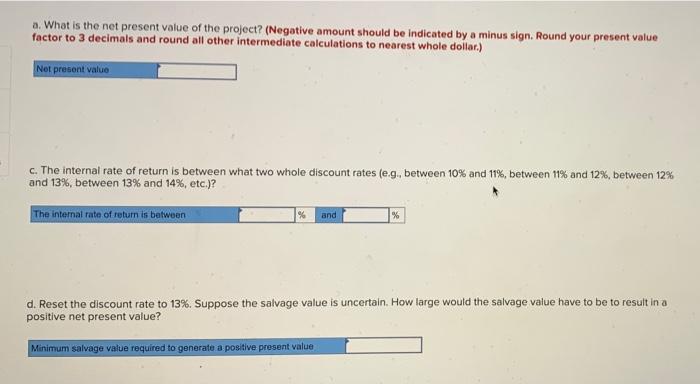 create your own worksheet version of Example E and Exhibit 14-8 in