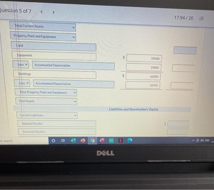 3,000 Utilities expense 2,000 Equipment 59,500 Accounts payable 14,000 Buildings 63,000 Common