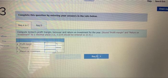 Save & Exit Submit Check my work Problem 15-22A (Algo) Return on