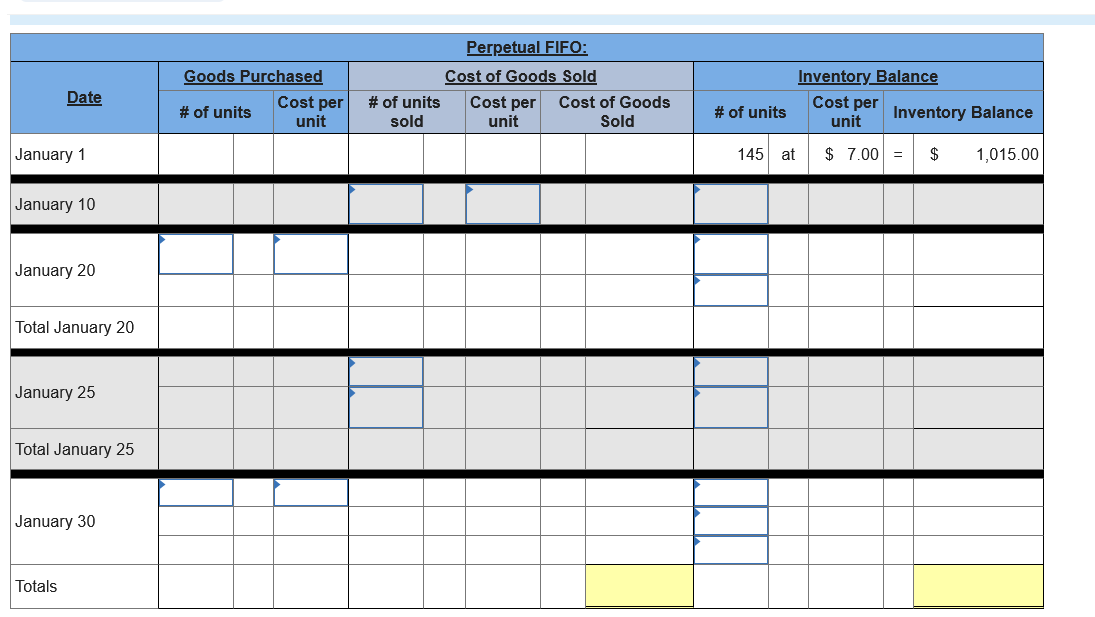 Company uses a perpetual inventory system. For specific identification, ending inventory consists