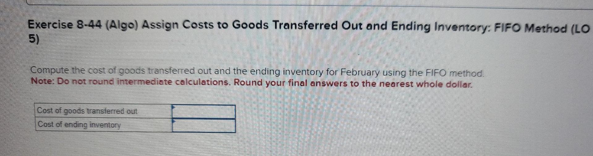 to account for its work-in-process inventories. The accounting records show the following